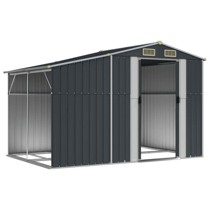 Gerätehaus Anthrazit 277x192,5x179 cm Verzinkter Stahl