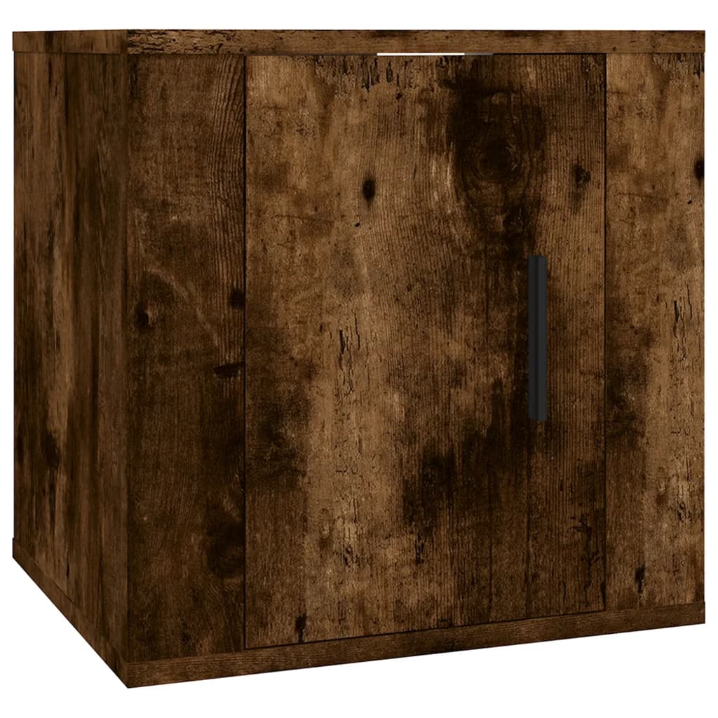8-tlg. TV-Schrank-Set Räuchereiche Holzwerkstoff
