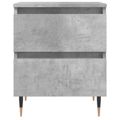 Nachttisch Betongrau 40x35x50 cm Holzwerkstoff