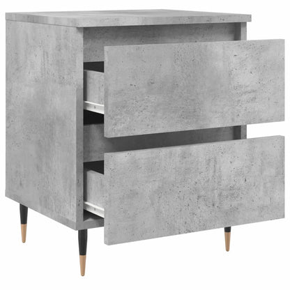 Nachttisch Betongrau 40x35x50 cm Holzwerkstoff