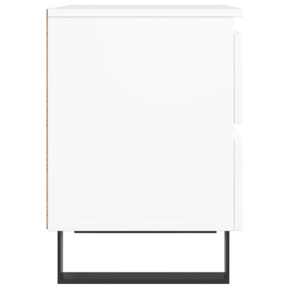 Nachttisch Weiß 40x35x50 cm Holzwerkstoff