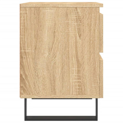 Nachttische 2 Stk. Sonoma-Eiche 40x35x50 cm Holzwerkstoff