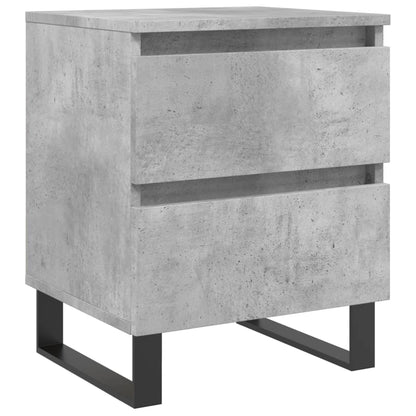 Nachttisch Betongrau 40x35x50 cm Holzwerkstoff