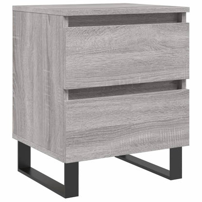 Nachttisch Grau Sonoma 40x35x50 cm Holzwerkstoff