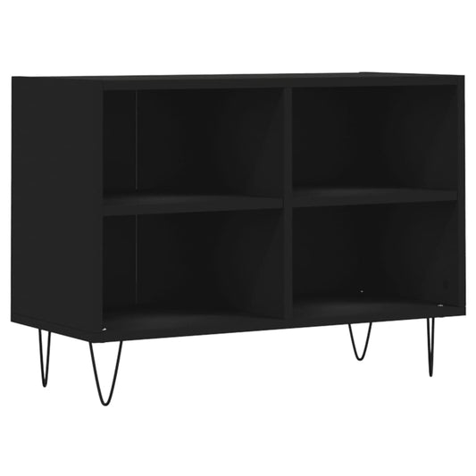 TV-skab Sort 69,5x30x50 cm Træ Materiale
