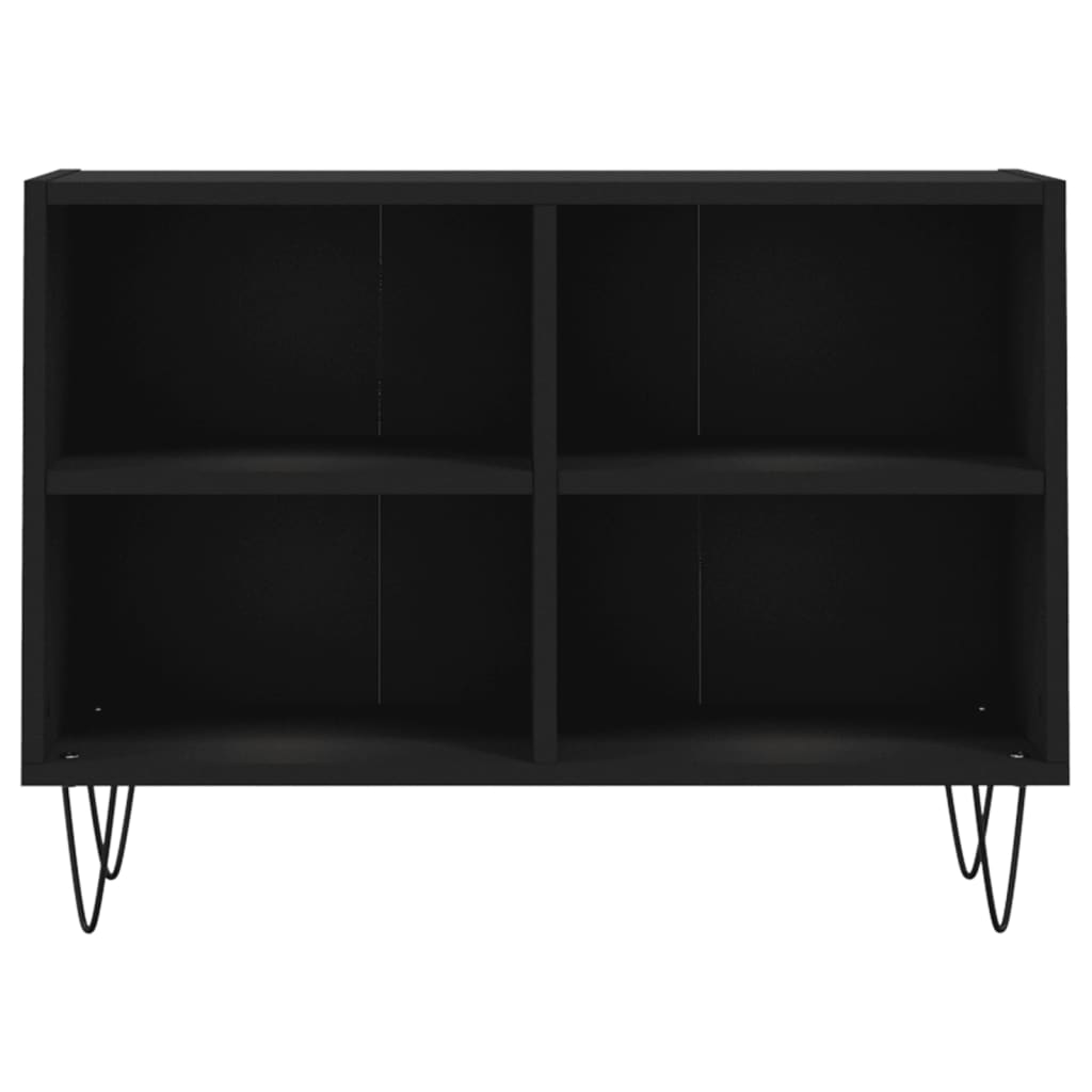 TV-skab Sort 69,5x30x50 cm Træ Materiale