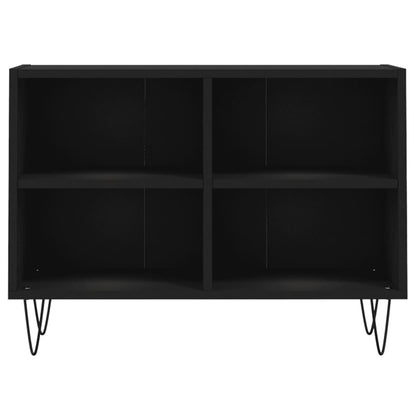TV-skab Sort 69,5x30x50 cm Træ Materiale
