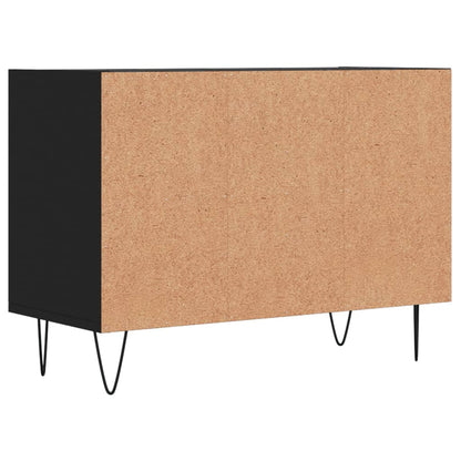 TV-skab Sort 69,5x30x50 cm Træ Materiale