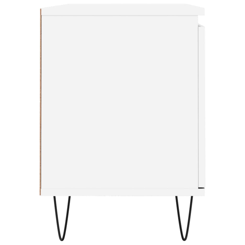 TV-skab Hvid 104x35x50 cm Træ Materiale