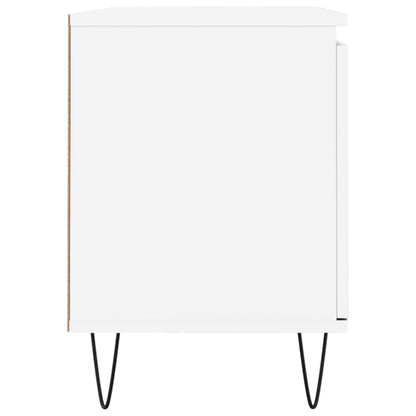 TV-skab Hvid 104x35x50 cm Træ Materiale
