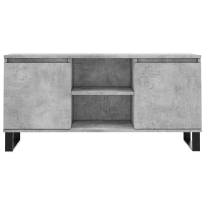 TV-Schrank Betongrau 104x35x50 cm Holzwerkstoff