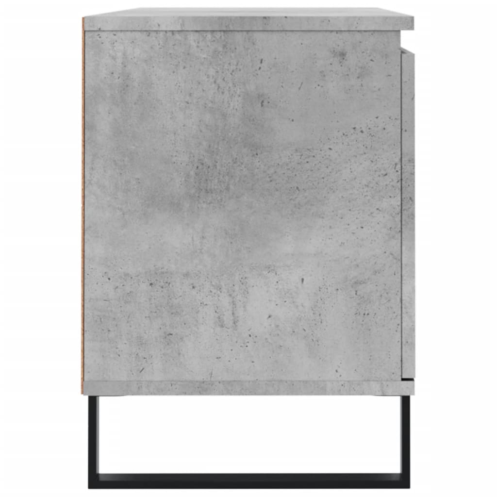 TV-Schrank Betongrau 104x35x50 cm Holzwerkstoff