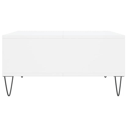 Couchtisch Weiß 60x60x30 cm Holzwerkstoff