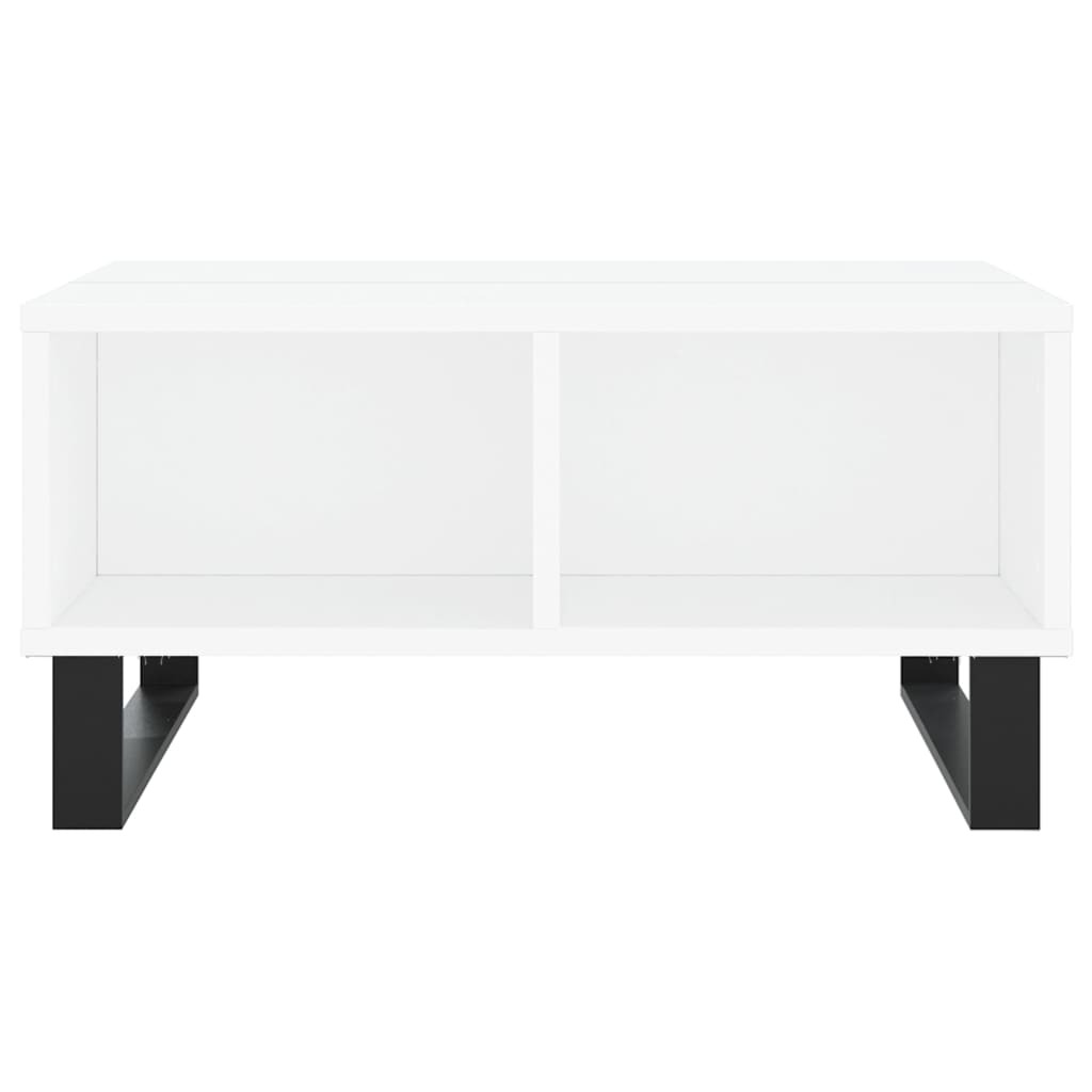 Sofabord Hvid 60x60x30 cm Træ Materiale