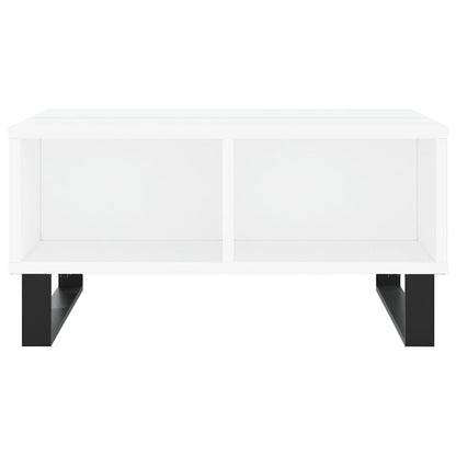 Sofabord Hvid 60x60x30 cm Træ Materiale