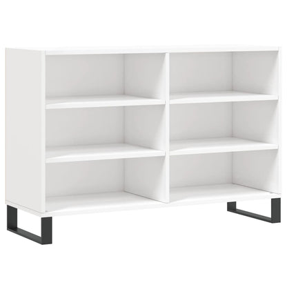 Sideboard Hochglanz-Weiß 103,5x35x70 cm Holzwerkstoff