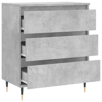 Sideboard Betongrau 60x35x70 cm Holzwerkstoff