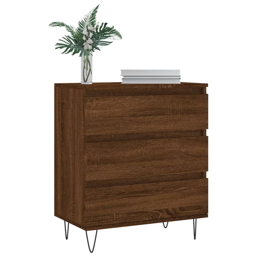 Sideboard Braun Eichen-Optik 60x35x70 cm Holzwerkstoff