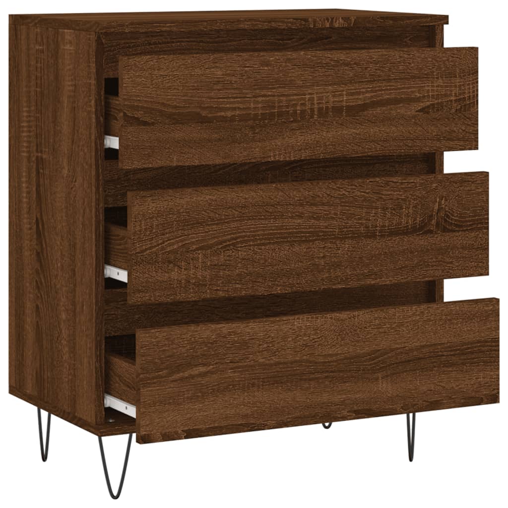 Sideboard Braun Eichen-Optik 60x35x70 cm Holzwerkstoff