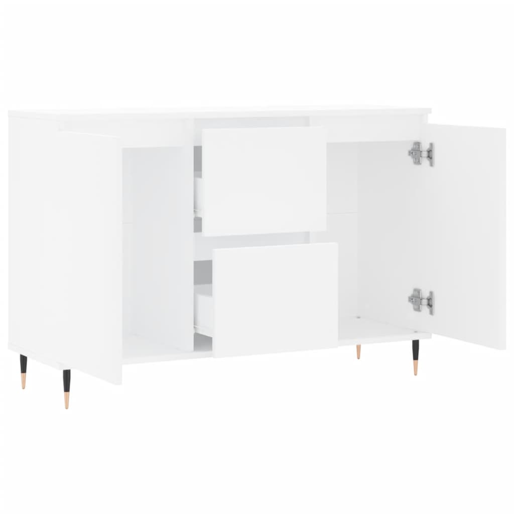 Sideboard Weiß 101,5x35x70 cm Holzwerkstoff