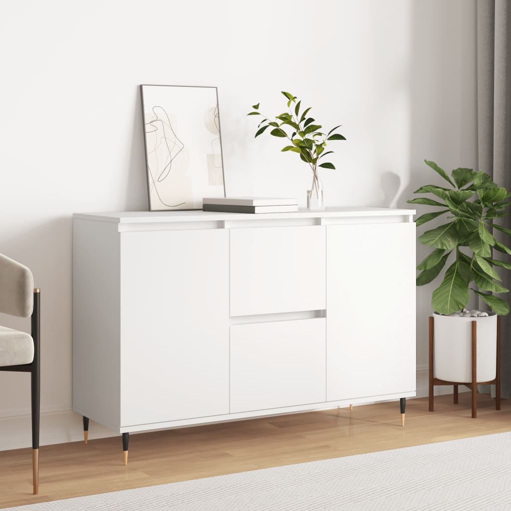 Sideboard Weiß 101,5x35x70 cm Holzwerkstoff
