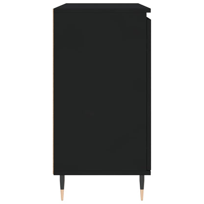 Skænk Sort 104x35x70 cm Træ Materiale