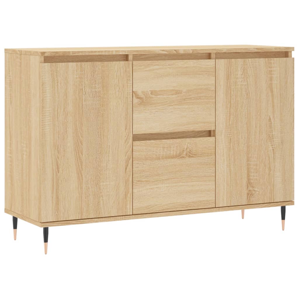 Sideboard Sonoma-Eiche 101,5x35x70 cm Holzwerkstoff