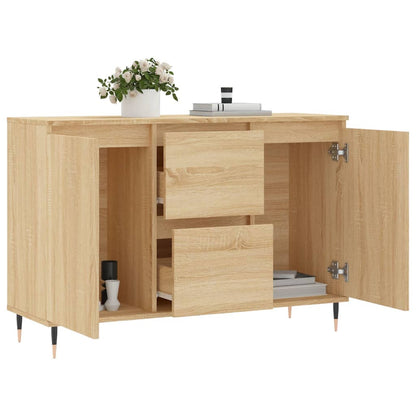 Sideboard Sonoma-Eiche 101,5x35x70 cm Holzwerkstoff