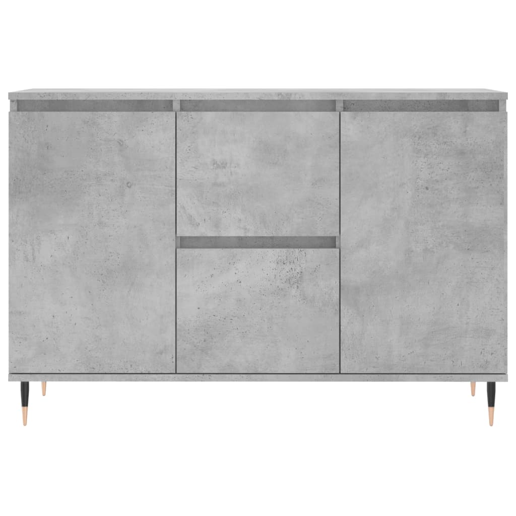 Sideboard Betongrau 101,5x35x70 cm Holzwerkstoff