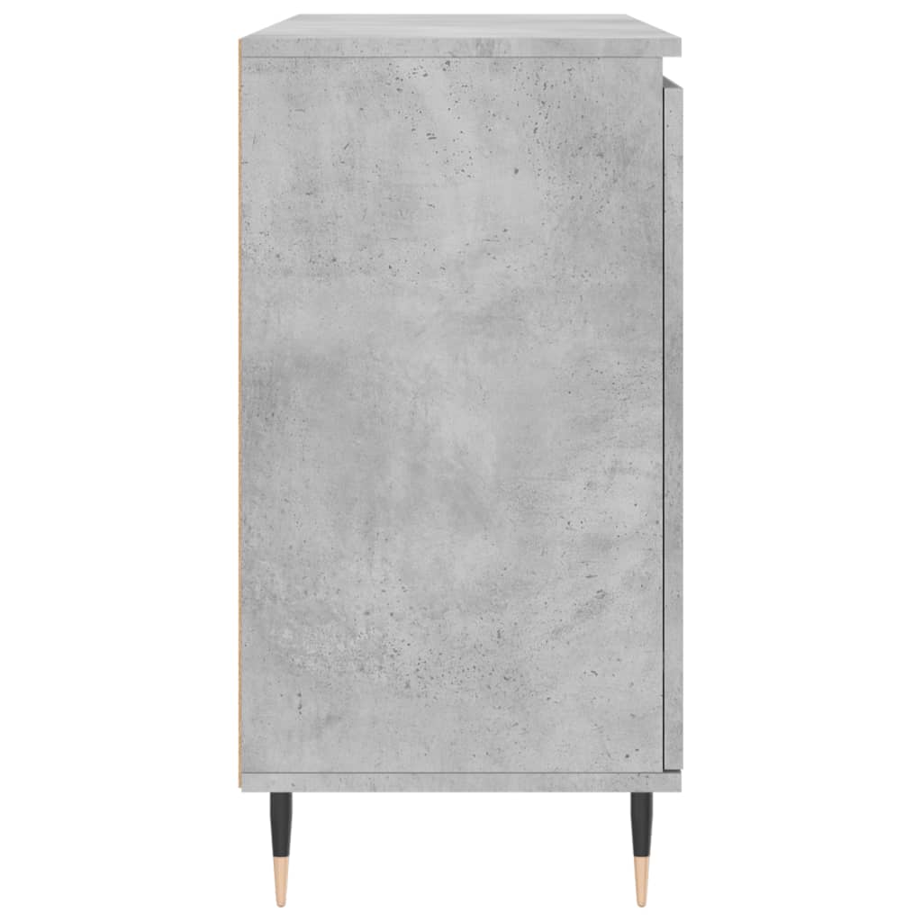 Sideboard Betongrau 101,5x35x70 cm Holzwerkstoff