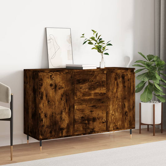 Sideboard Räuchereiche 101,5x35x70 cm Holzwerkstoff
