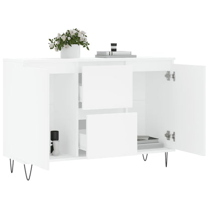 Sideboard Weiß 101,5x35x70 cm Holzwerkstoff