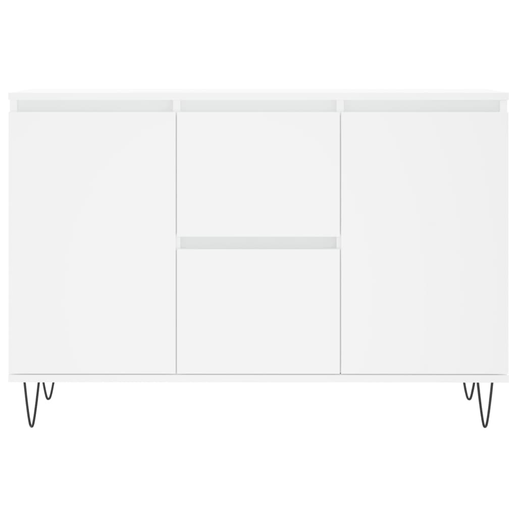 Sideboard Weiß 101,5x35x70 cm Holzwerkstoff