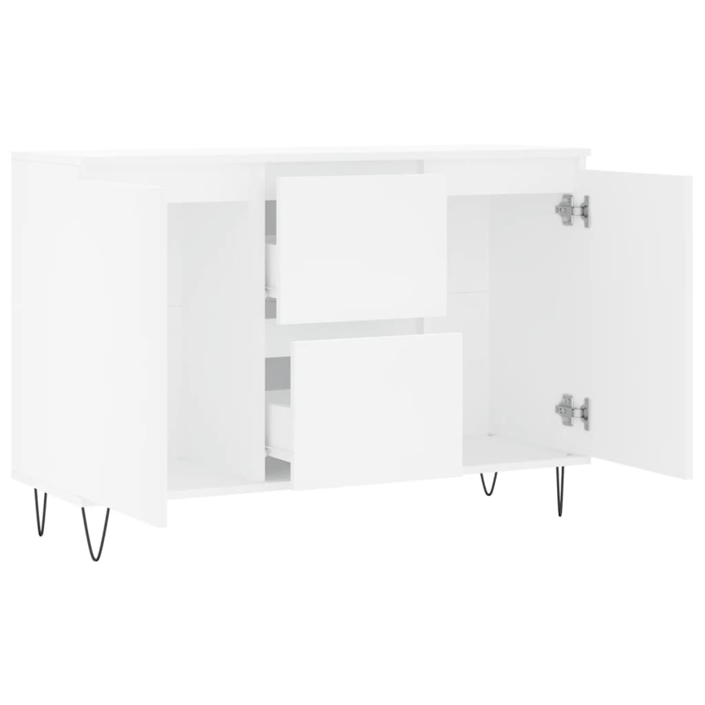 Sideboard Weiß 101,5x35x70 cm Holzwerkstoff