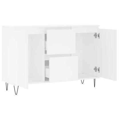 Sideboard Weiß 101,5x35x70 cm Holzwerkstoff