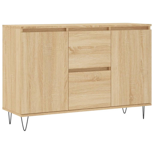 Sideboard Sonoma-Eiche 101,5x35x70 cm Holzwerkstoff