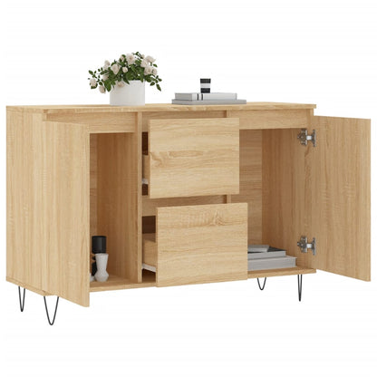 Sideboard Sonoma-Eiche 101,5x35x70 cm Holzwerkstoff