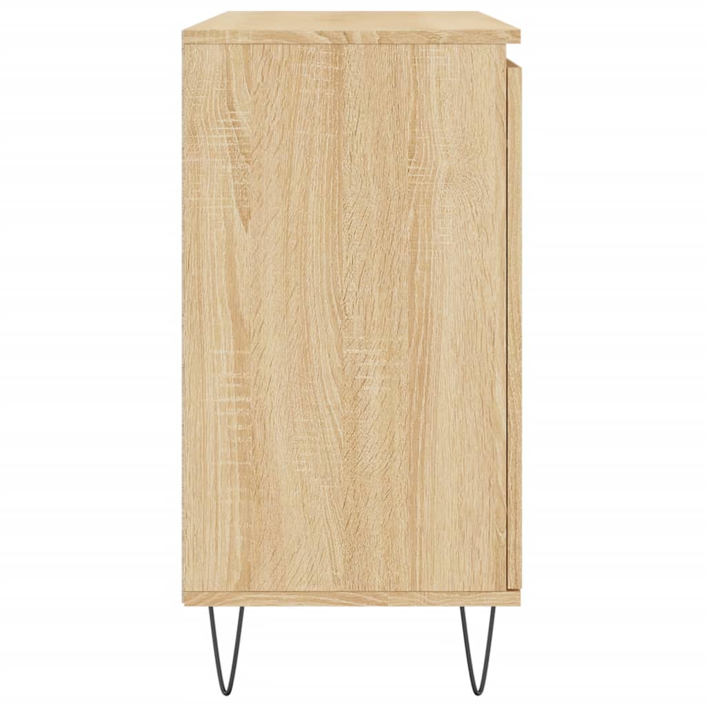 Sideboard Sonoma-Eiche 101,5x35x70 cm Holzwerkstoff