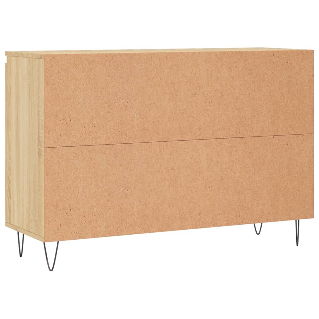 Sideboard Sonoma-Eiche 101,5x35x70 cm Holzwerkstoff