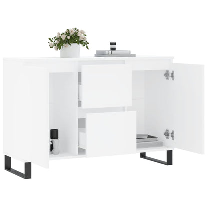 Sideboard Weiß 101,5x35x70 cm Holzwerkstoff