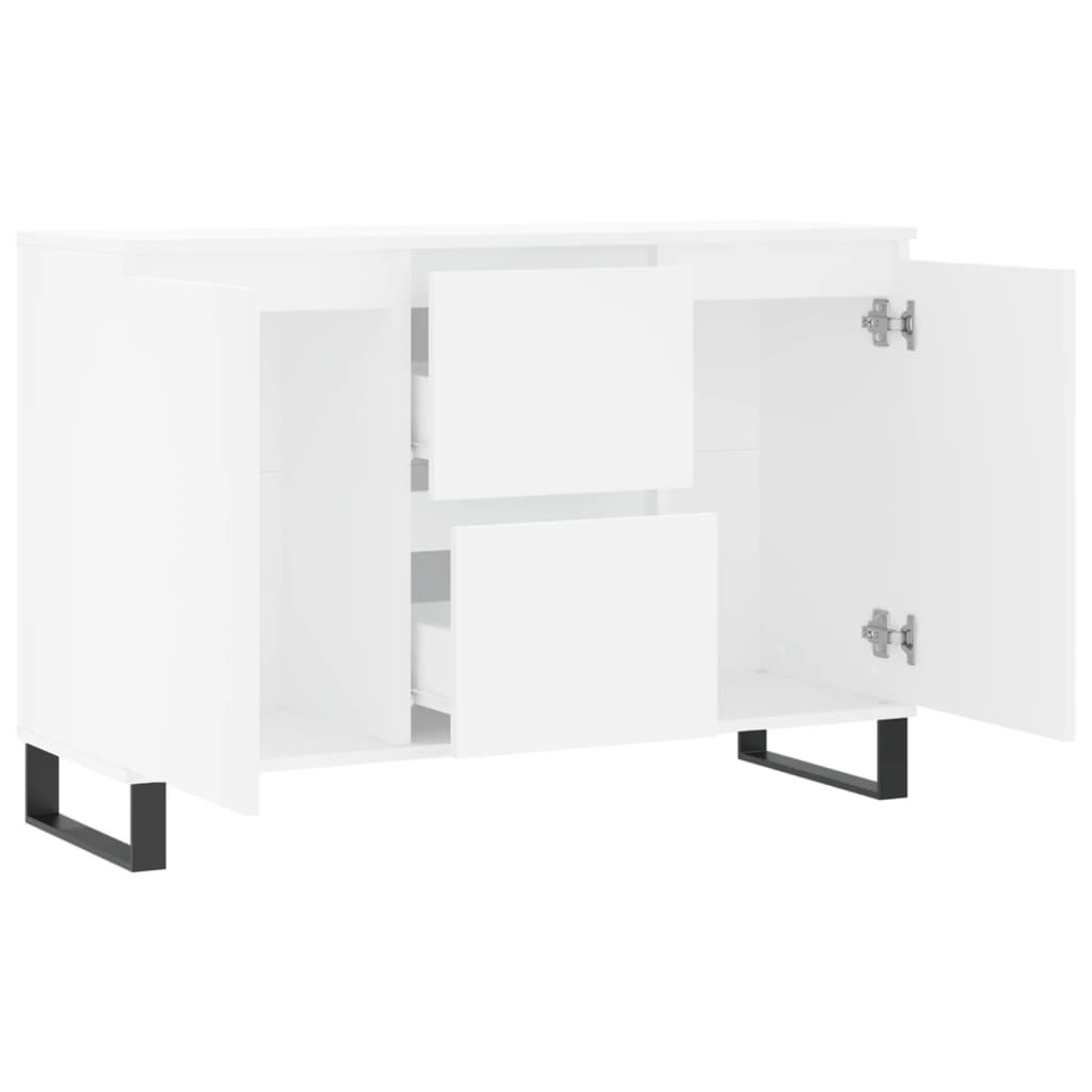 Sideboard Weiß 101,5x35x70 cm Holzwerkstoff
