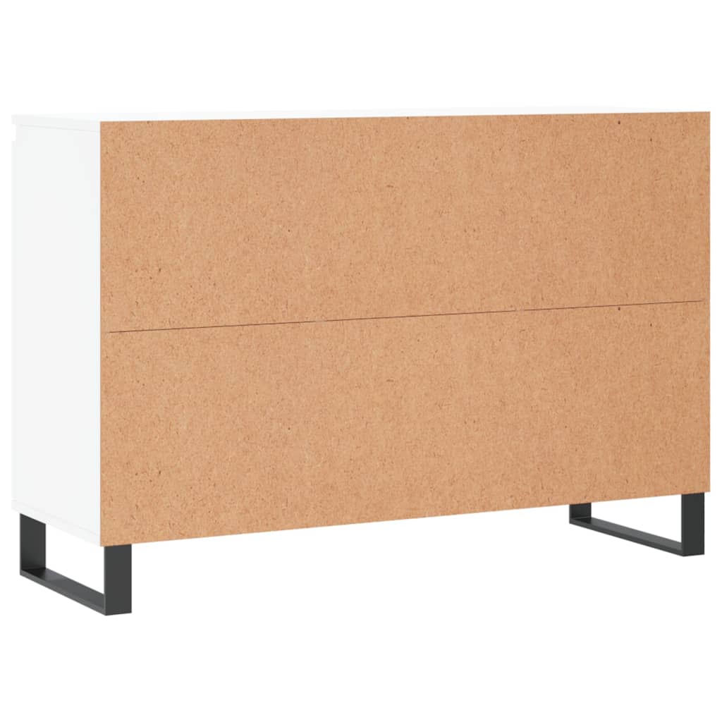 Sideboard Weiß 101,5x35x70 cm Holzwerkstoff