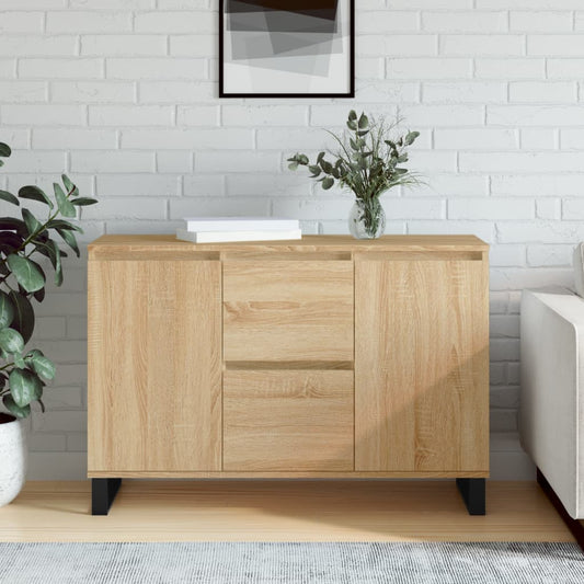 Sideboard Sonoma-Eiche 101,5x35x70 cm Holzwerkstoff
