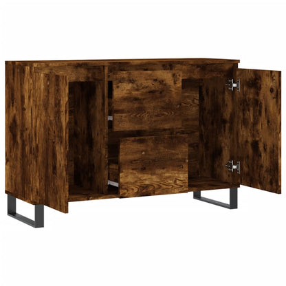 Sideboard Räuchereiche 101,5x35x70 cm Holzwerkstoff