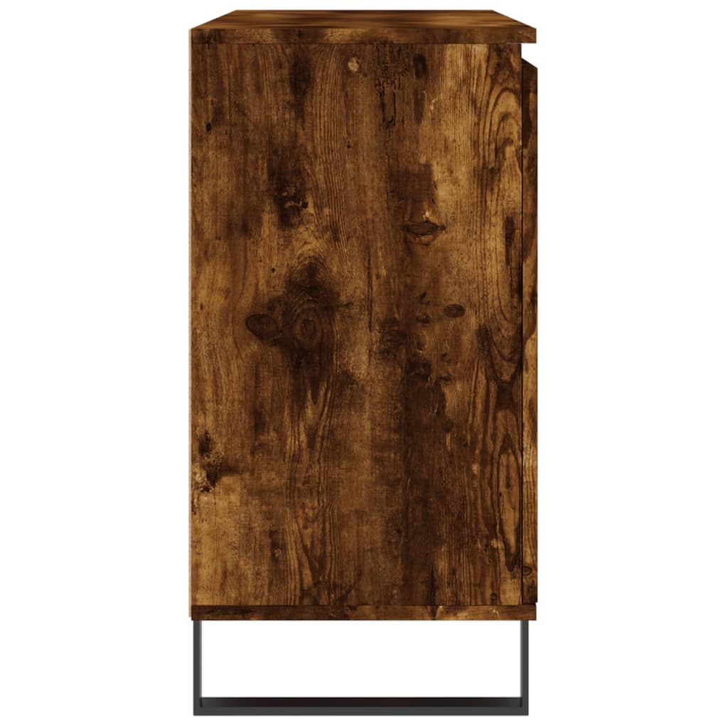 Sideboard Räuchereiche 101,5x35x70 cm Holzwerkstoff