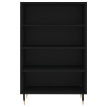 Highboard Schwarz 57x35x90 cm Holzwerkstoff