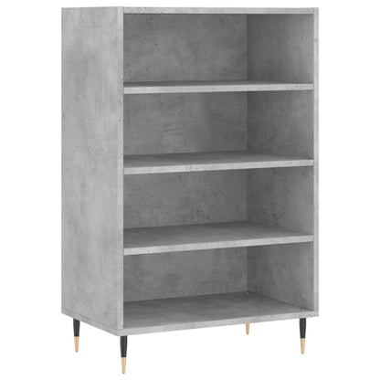 Highboard Betongrau 57x35x90 cm Holzwerkstoff