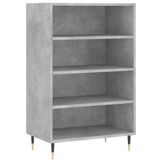 Highboard Betongrau 57x35x90 cm Holzwerkstoff