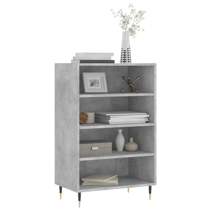 Highboard Betongrau 57x35x90 cm Holzwerkstoff