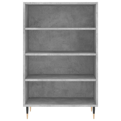 Highboard Betongrau 57x35x90 cm Holzwerkstoff
